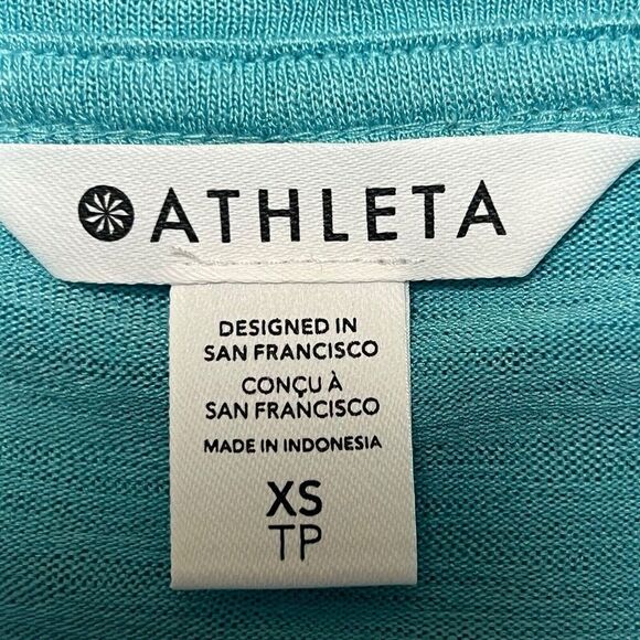 Athleta Teal Short Sleeve Tee - Picture 6 of 14